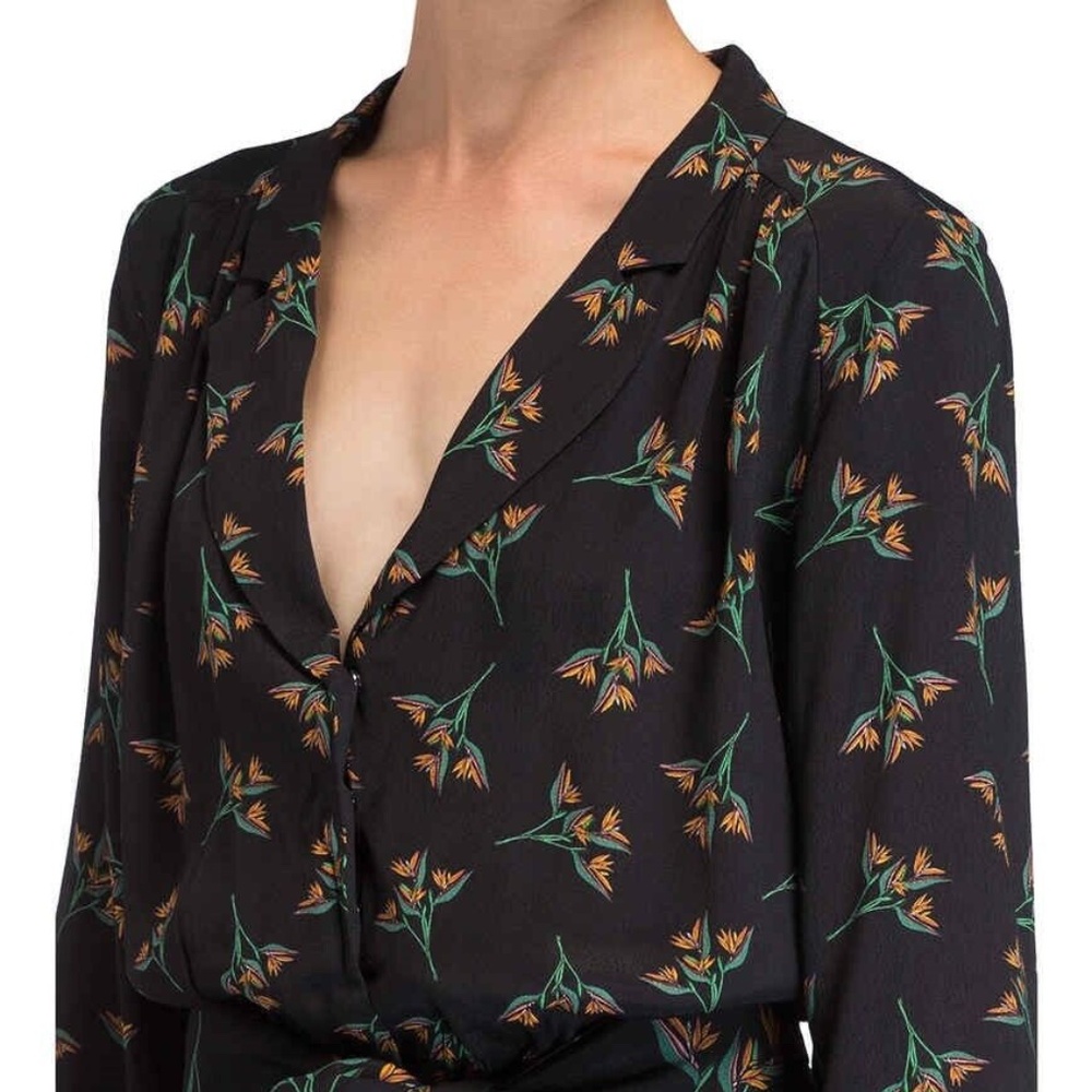 Ba&Sh Bash Fady Noir Print Jumpsuit Euc - image 2